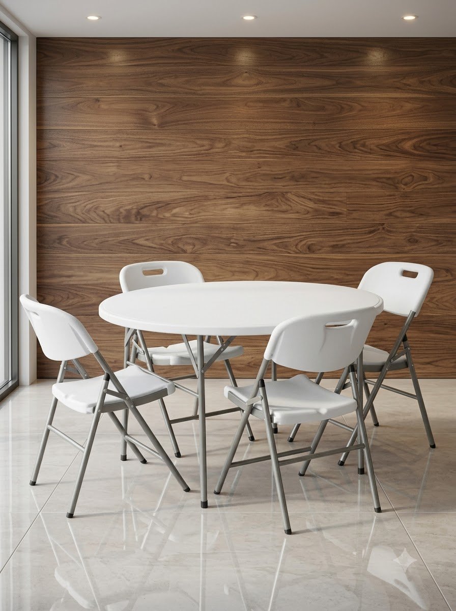 Round dining table