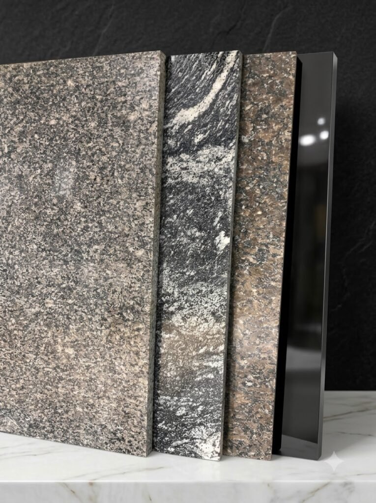 Granite Slab — Veined