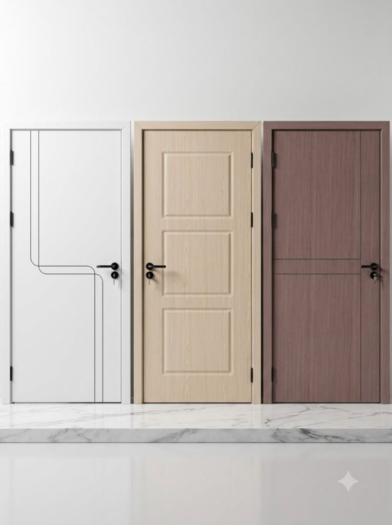 Teak wood door