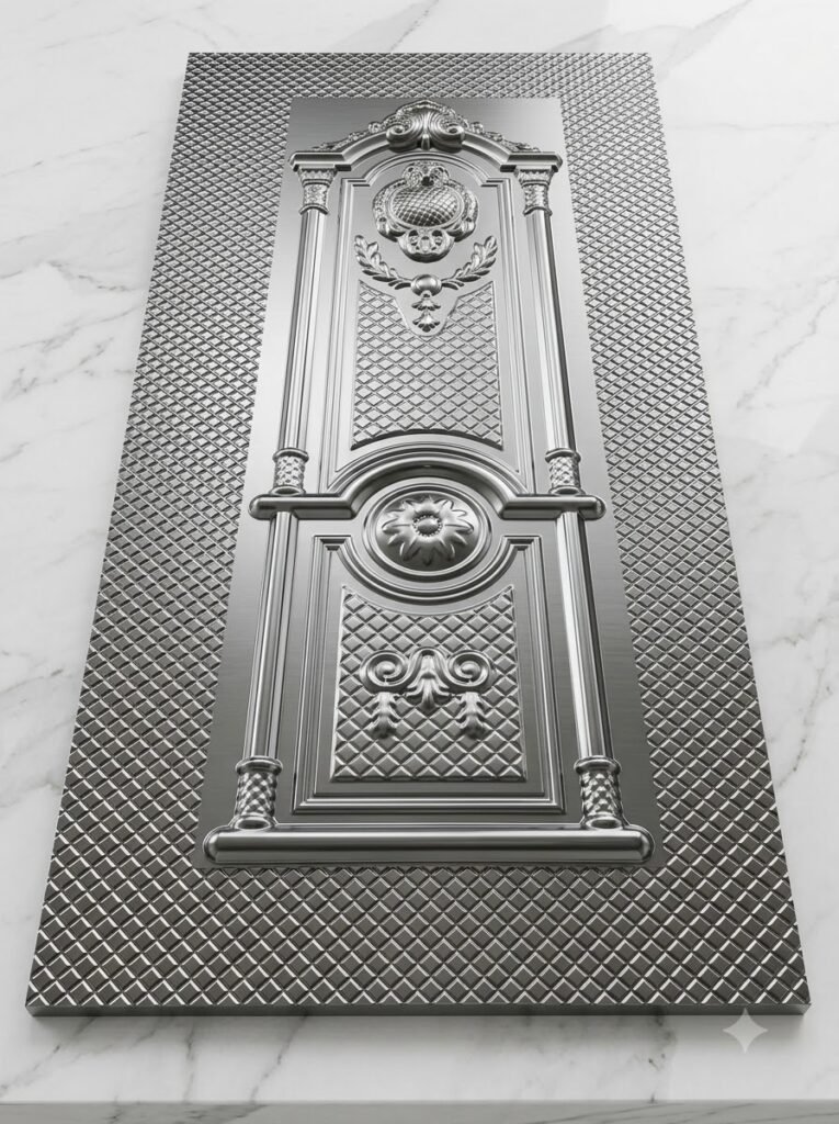 Security steel door