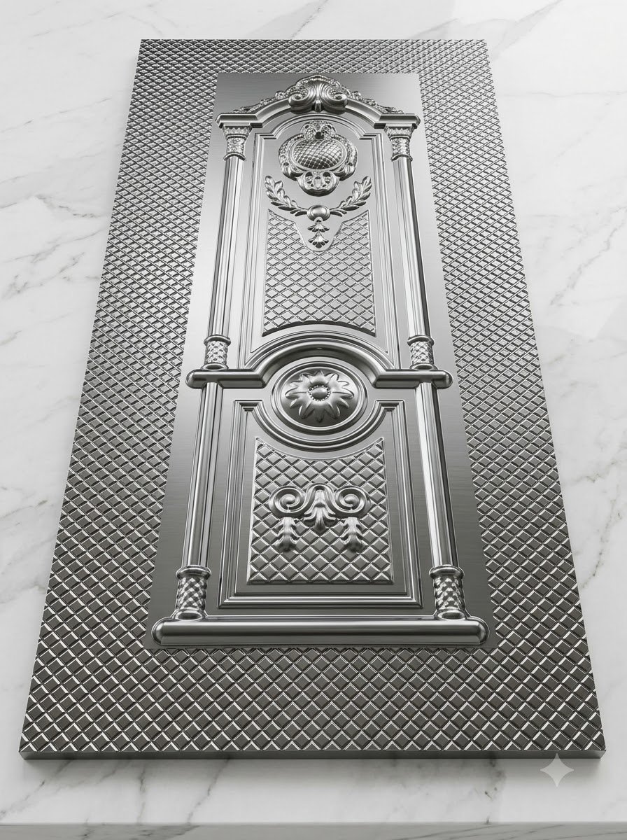 Security steel door