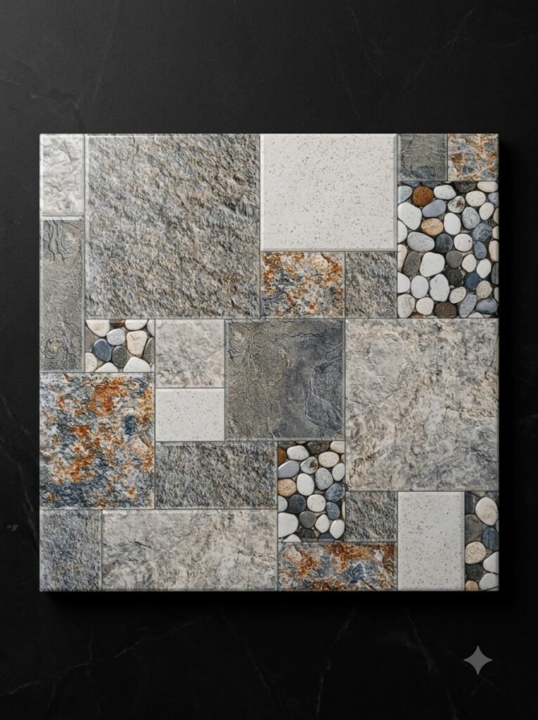 Vitrified floor tile